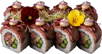 California Signature L’audacieux de Sushi Wa, restaurant de sushis halal à Ixelles (Flagey, Bruxelles)
