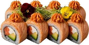 California Signature L’élégant de Sushi Wa, restaurant de sushis halal à Ixelles (Flagey, Bruxelles)