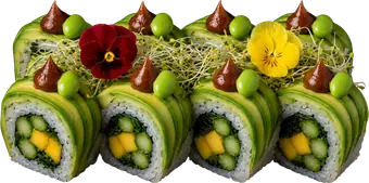 California Signature L’essentiel de Sushi Wa, restaurant de sushis halal à Ixelles (Flagey, Bruxelles)