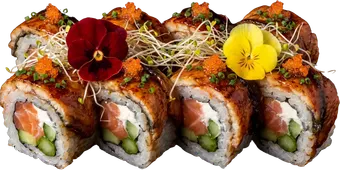 California Signature Le Majestueux de Sushi Wa, restaurant de sushis halal à Ixelles (Flagey, Bruxelles)