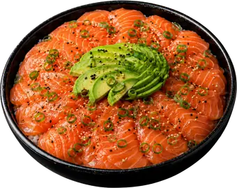 Chirashi Saumon de Sushi Wa, restaurant de sushis halal à Ixelles (Flagey, Bruxelles)