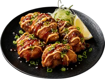 Entrées chaudes Poulet Karaage de Sushi Wa, restaurant de sushis halal à Ixelles (Flagey, Bruxelles)