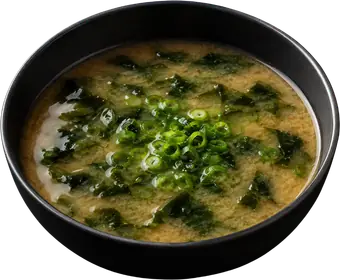 Entrées chaudes Soupe Miso de Sushi Wa, restaurant de sushis halal à Ixelles (Flagey, Bruxelles)