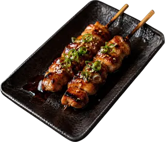 Entrées chaudes Yakitori Poulet de Sushi Wa, restaurant de sushis halal à Ixelles (Flagey, Bruxelles)