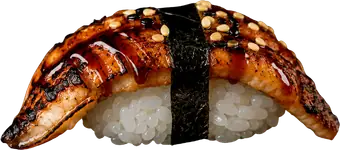 Nigiri Anguille grillée de Sushi Wa, restaurant de sushis halal à Ixelles (Flagey, Bruxelles)