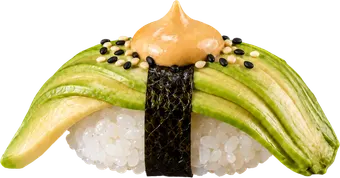 Nigiri Avocat de Sushi Wa, restaurant de sushis halal à Ixelles (Flagey, Bruxelles)