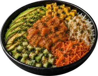 Poke Bowls Saumon — Sushi Wa, restaurant de sushis halal à Ixelles (Flagey, Bruxelles)