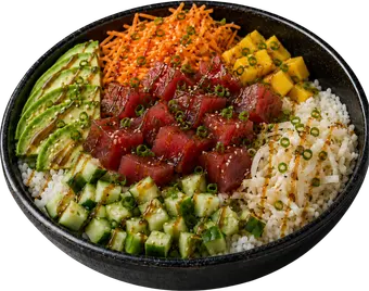 Poke Bowls Thon de Sushi Wa, restaurant de sushis halal à Ixelles (Flagey, Bruxelles)