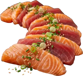 Sashimi Mixte de Sushi Wa, restaurant de sushis halal à Ixelles (Flagey, Bruxelles)