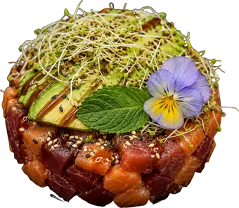 Tartare Mixte — Sushi Wa, restaurant de sushis halal à Ixelles (Flagey, Bruxelles)